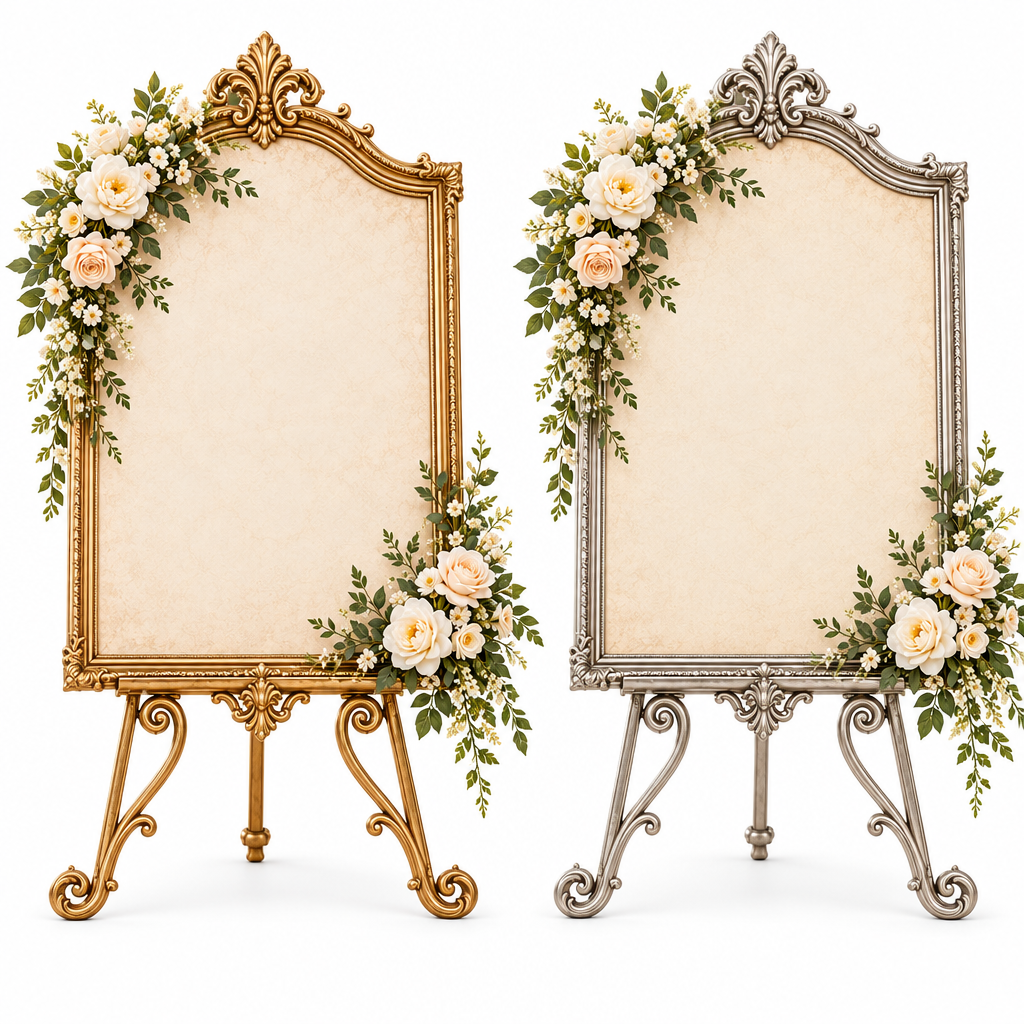 Vintage Estate Wedding Welcome Sign — view 2
