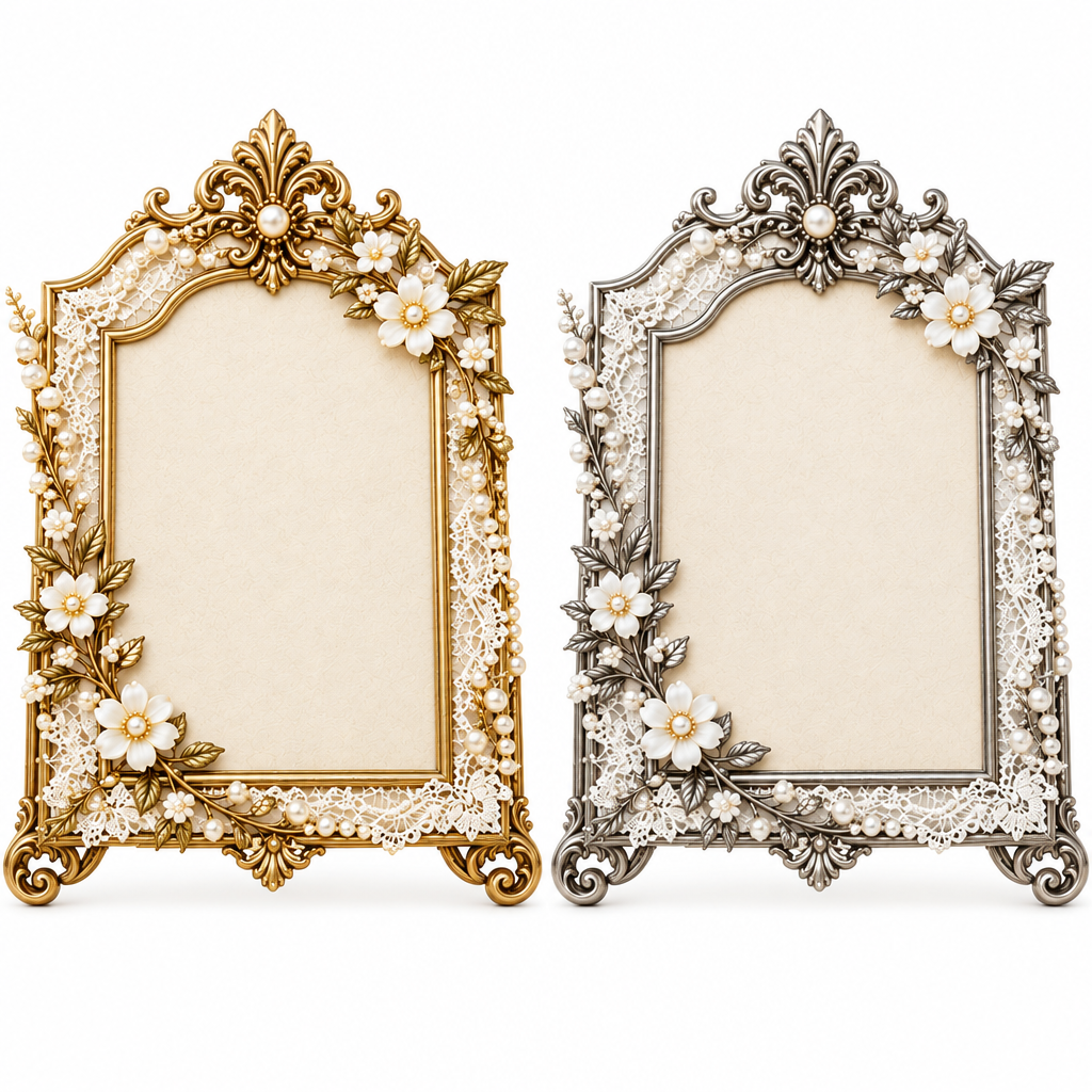 Heirloom Lace Table Number Frame — view 4