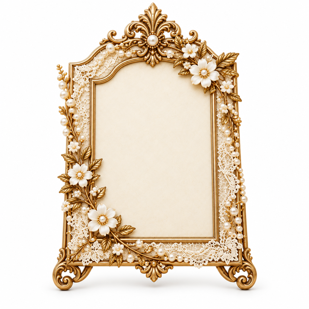 Heirloom Lace Table Number Frame — view 5