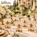Vintage Crystal Place Card Holder Set — view 1