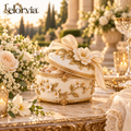 Decorative Porcelain Favor Box — view 1