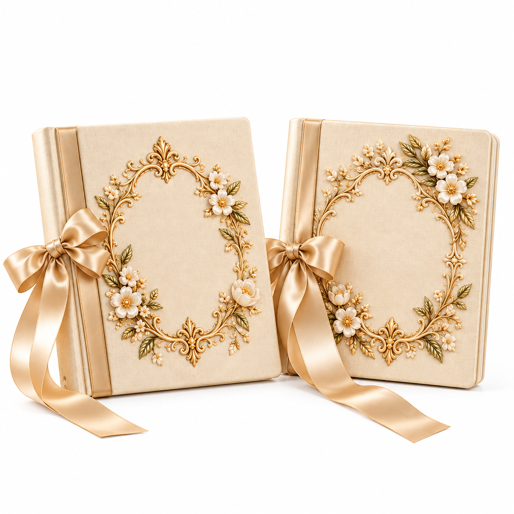 Personalized Wedding Vow Book Set — view 4