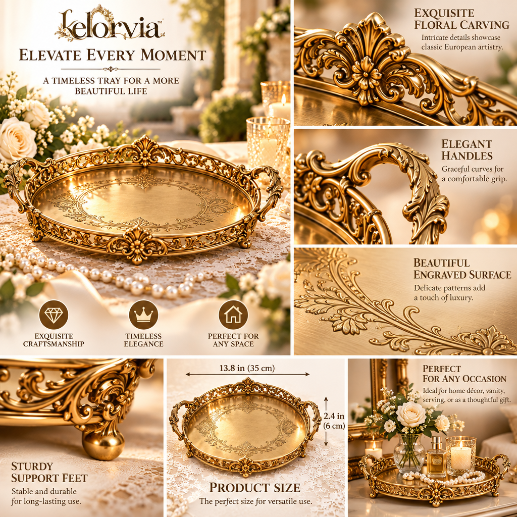 Brass Wedding Anniversary Keepsake Tray — view 2
