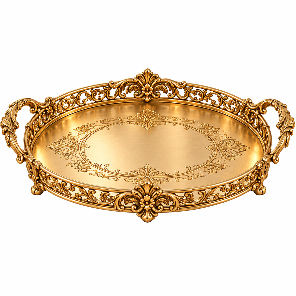 Brass Wedding Anniversary Keepsake Tray — view 4